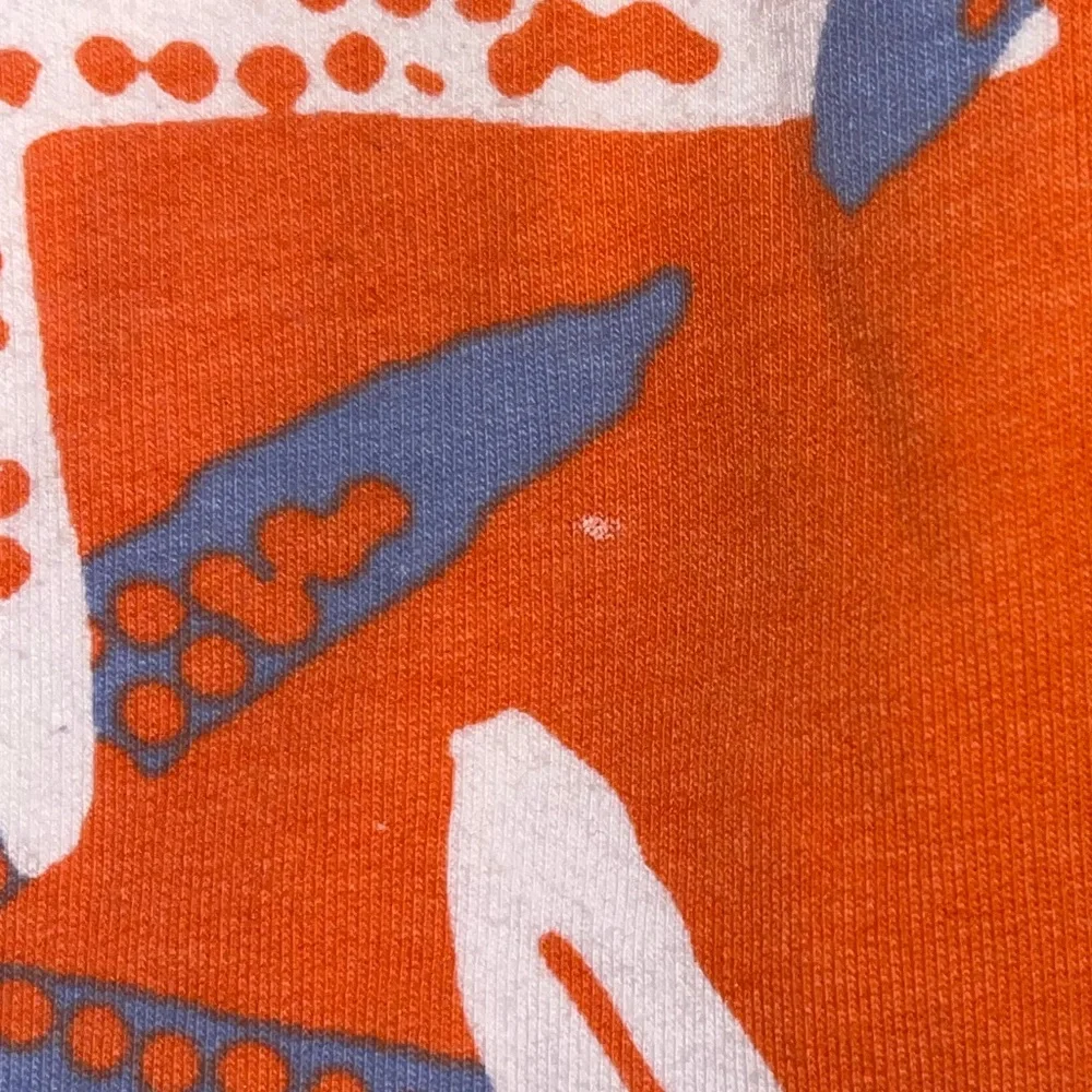 Orange Starfish Print Pullover - Picture 3 of 7
